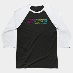 HUCKER Neon Blast Baseball T-Shirt